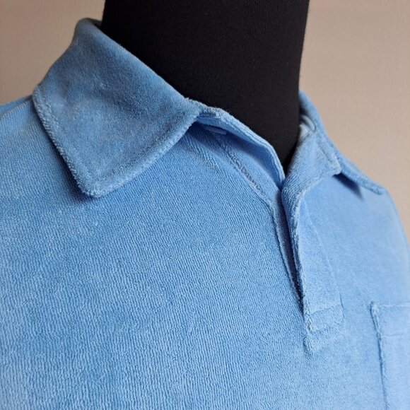 NEW Impulso Italian Light Blue Polo Shirt Size M - Picture 4 of 15